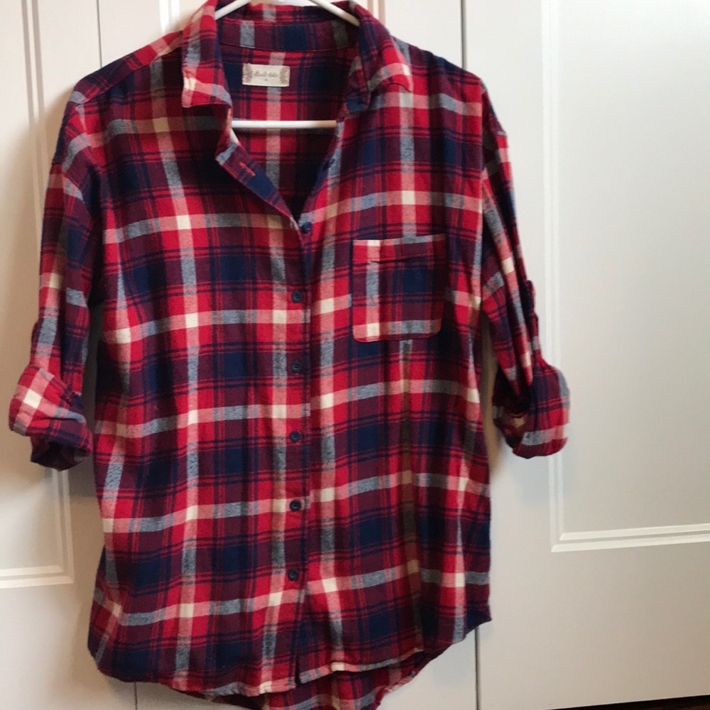 Red White & Blue Flannel